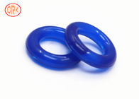 Medio tamaño modificado para requisitos particulares transparente azul de la resistencia térmica del anillo o del silicón