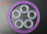 Anillos o métricos coloreados FDA AS568 del anillo o claro de goma del silicón estándar