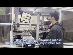 Inspección al 100% del sello de caucho del conector