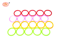 Los anillos o translúcidos del silicón de la categoría alimenticia limpian los anillos tóricos coloridos