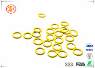 Resistencia da alta temperatura del silicón del sello impermeable amarillo del anillo o para electrónico