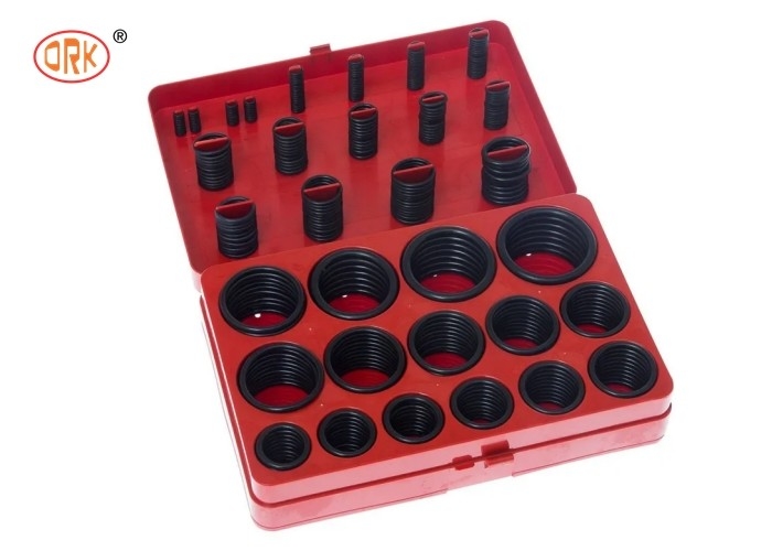 Anillos o herméticos negros de 382pcs NBR en O amarillo azul rojo Ring Kits para el camión