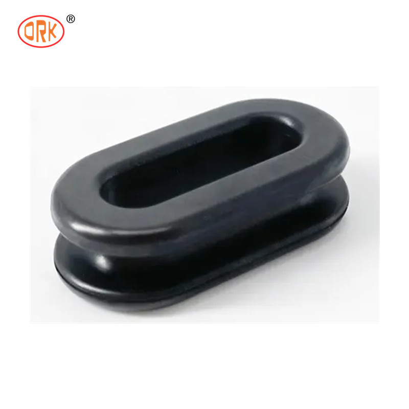 Resistencia al calor personalizada Agujero de goma de silicona negra Grommets enchufe / cable de goma Grommet anillo para repuestos de automóviles
