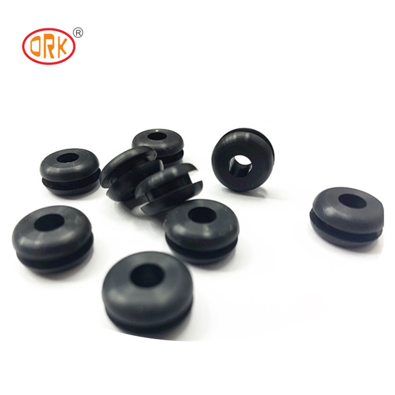 Resistencia al calor personalizada Agujero de goma de silicona negra Grommets enchufe / cable de goma Grommet anillo para repuestos de automóviles