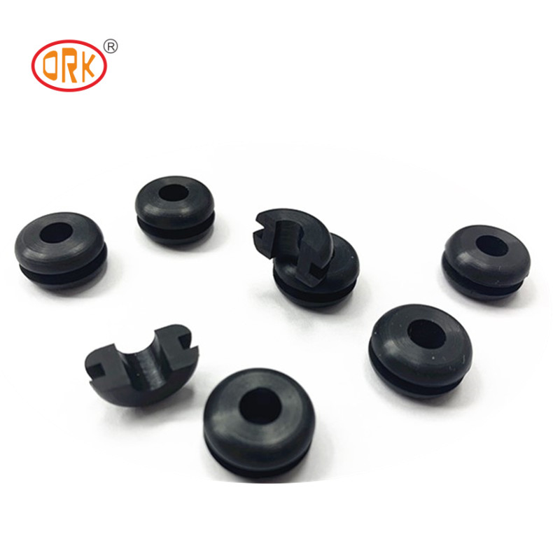 Resistencia al calor personalizada Agujero de goma de silicona negra Grommets enchufe / cable de goma Grommet anillo para repuestos de automóviles