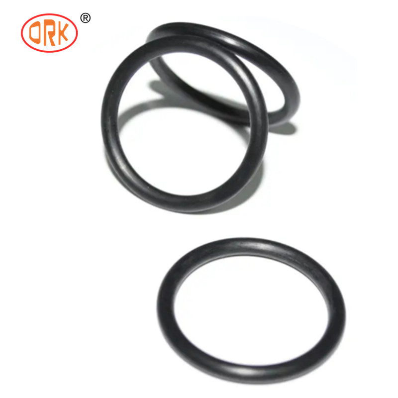 70 Shore Un sello de goma 13 mm Anillo de silicona negro para requisitos de compatibilidad química