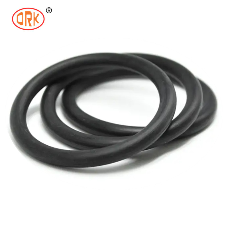 70 Shore Un sello de goma 13 mm Anillo de silicona negro para requisitos de compatibilidad química