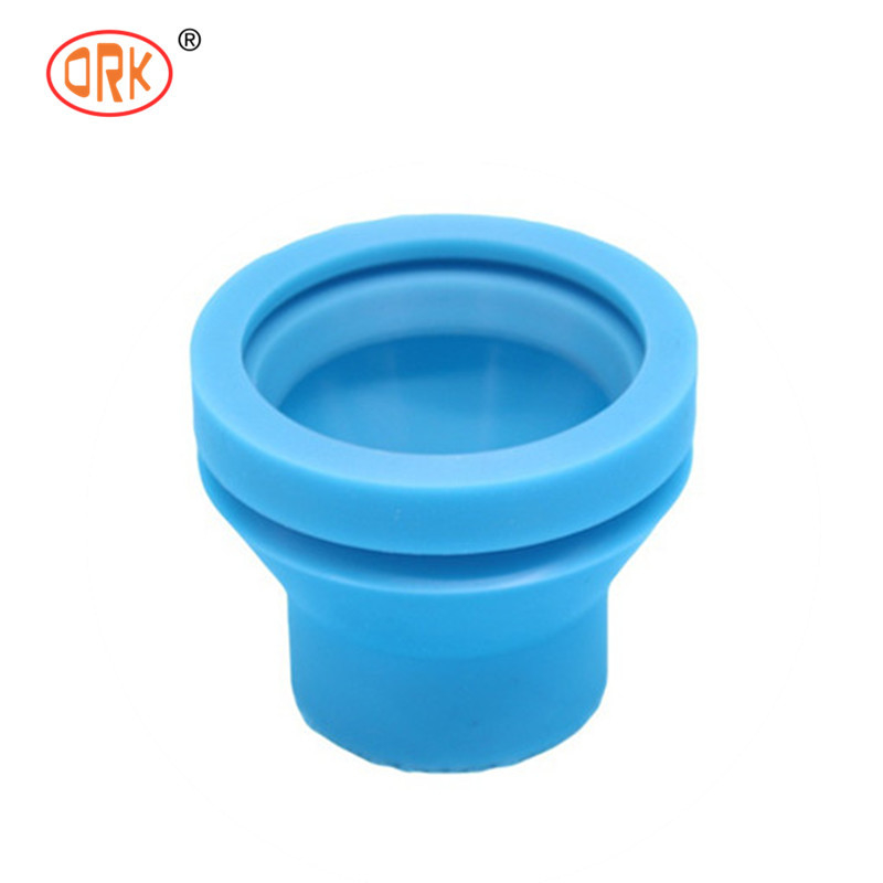 Excelente resistencia al rebote Color azul Molde personalizado de goma de silicona