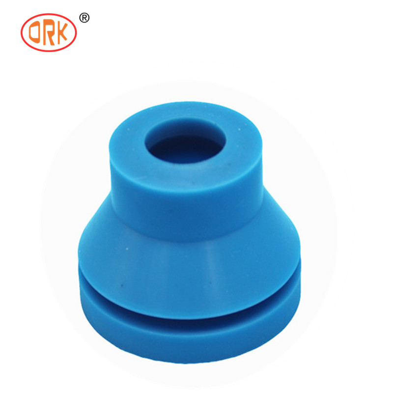 Excelente resistencia al rebote Color azul Molde personalizado de goma de silicona