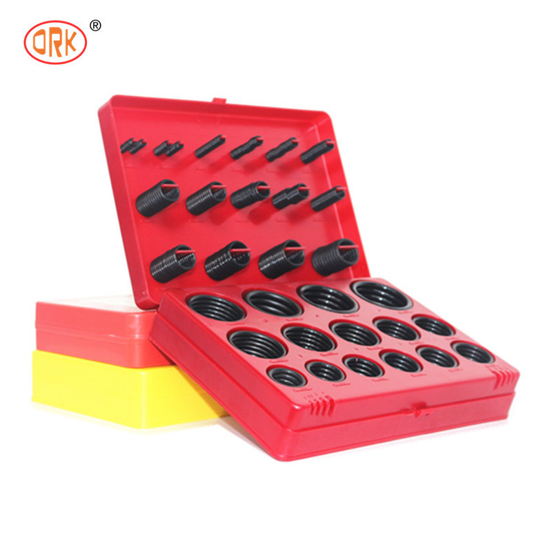 5A 382PC NBR 70 90Kit de sello hidráulico de tierra Color rojo Tamaño imperial Kit de anillo O automotriz