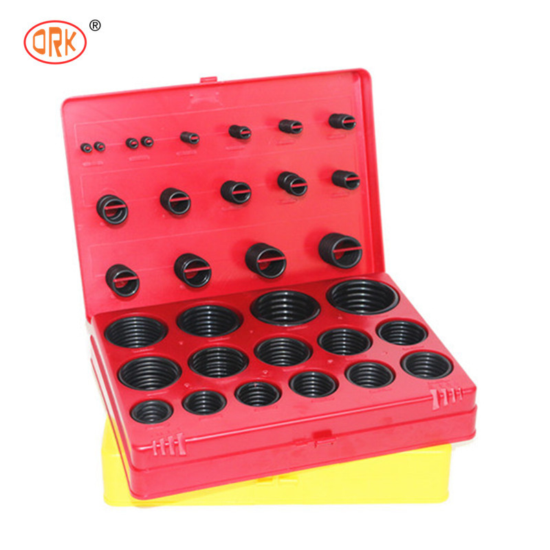 5A 382PC NBR 70 90Kit de sello hidráulico de tierra Color rojo Tamaño imperial Kit de anillo O automotriz
