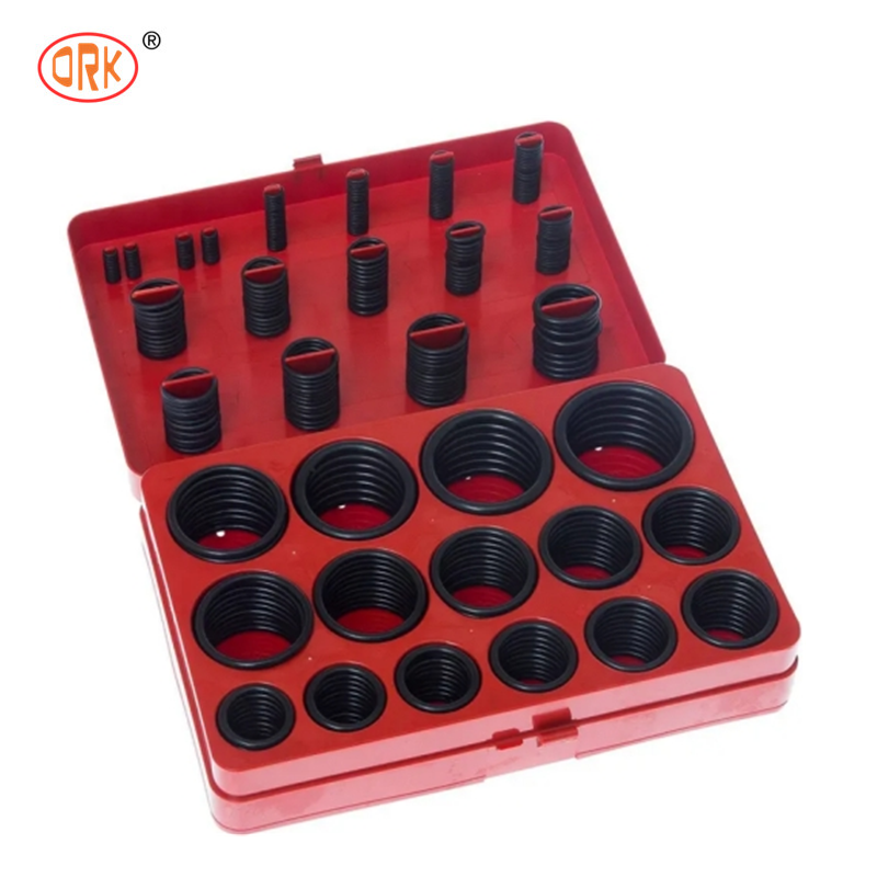 Kit de juntas tóricas de nitrilo NBR, juego de juntas tóricas de goma multimaterial, anillos de sellado a prueba de fugas, adecuado para automóviles, excavadoras, mantenimiento de tuberías