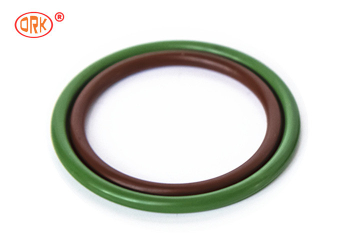 Anillo o negro FKM del verde métrico de Brown con a prueba de ácido para los sistemas de los sellos de los motores de avión